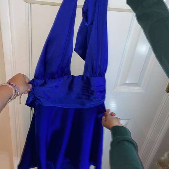 Lucy in the Sky Dresses & Skirts - Large Blue Lucy in the Sky Halter dress